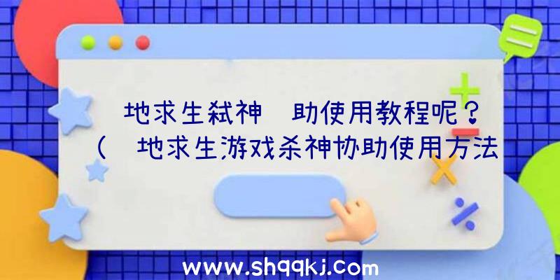 绝地求生弑神辅助使用教程呢？（绝地求生游戏杀神协助使用方法）